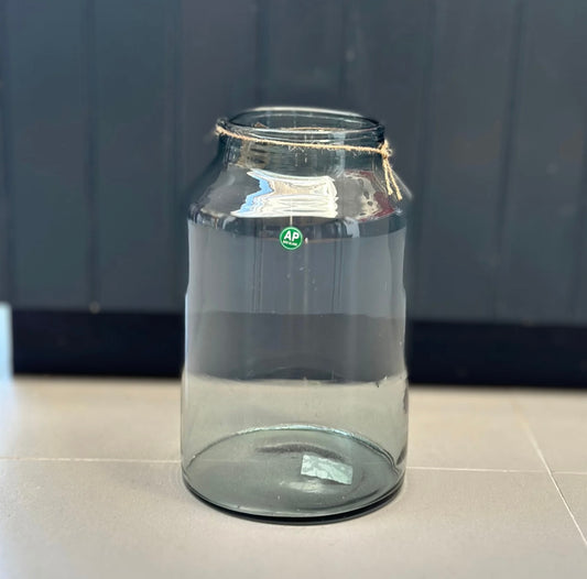 Large Glass Funnel Neck Vase